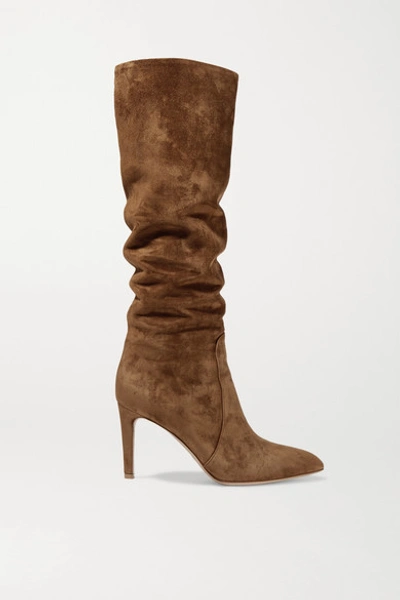 Gianvito Rossi Light Brown Suede Boots