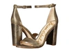 Sam Edelman , Pure Gold Metallic Brush-off Suede Leather