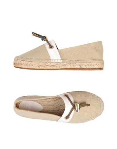 Chloé Espadrilles In Ivory