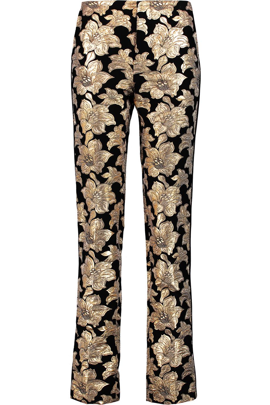 Marni Metallic Floraljacquard Slimleg Pants ModeSens