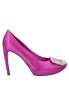 Roger Vivier Pumps In Fuchsia