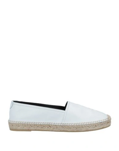 Saint Laurent Espadrilles In White