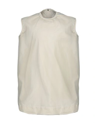 Rick Owens T-shirt In Ivory