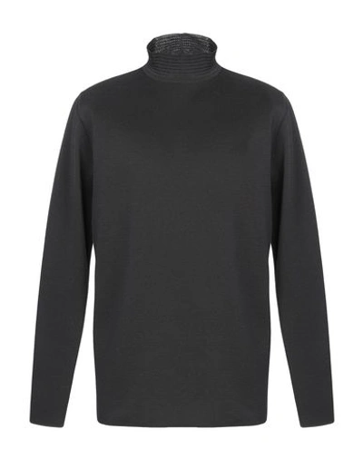 Rick Owens Turtleneck In Black