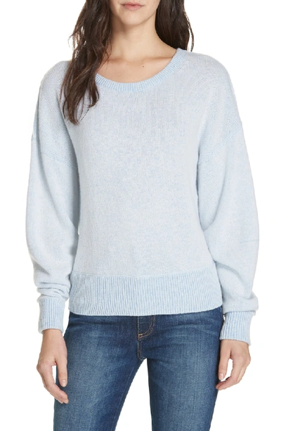 Brochu Walker Alta Cashmere Sweater In Skylar Blue Combo