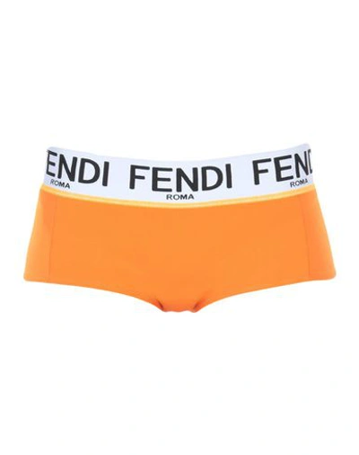 Fendi Shorts & Bermuda In Orange