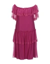 Alberta Ferretti Shirt Dress In Fuchsia