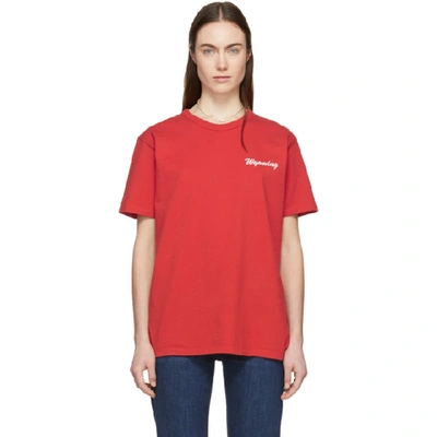 Bianca Chandon Red Wyoming T-shirt