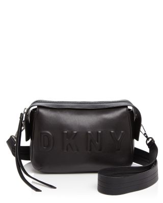 dkny debossed logo bag