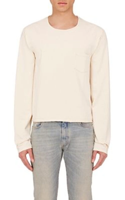 Maison Margiela Flecked Cotton Long-sleeve T-shirt | ModeSens