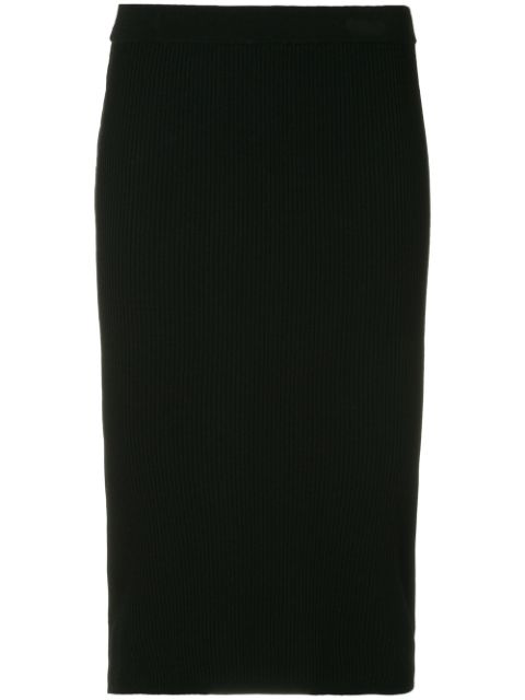 Vince Stretch Jersey Pencil Skirt In Black | ModeSens