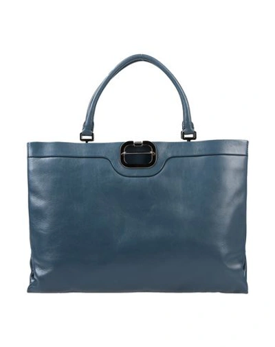 Roger Vivier Handbag In Slate Blue