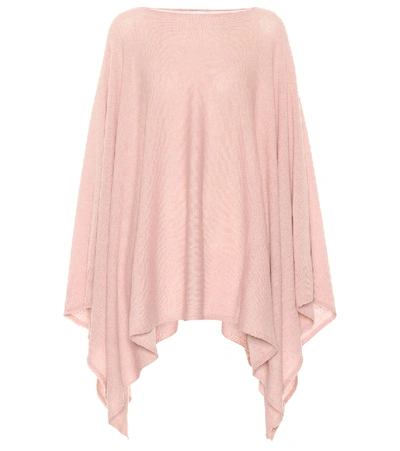 Agnona Cashmere Poncho In Pink