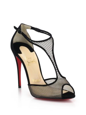christian louboutin mesh shoes