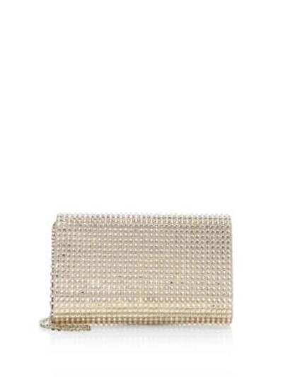 Judith Leiber Fizzoni Bling Clutch Bag With Crossbody Strap In Champagne Prosecco