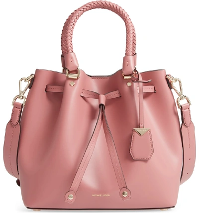 Michael Michael Kors Blakely Medium Crossbody Bucket Bag In Rose | ModeSens