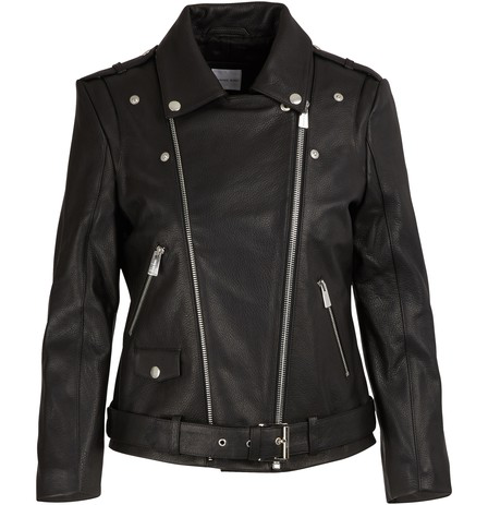 Anine Bing Leather Jacket In Black | ModeSens