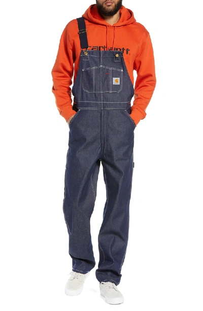 Carhartt Norco Denim Bib Overalls In Blue