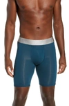 Tommy John Second Skin Titanium Boxer Briefs In Reflecting Pond