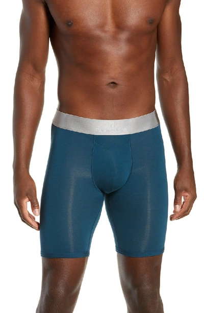 Tommy John Second Skin Titanium Boxer Briefs In Reflecting Pond