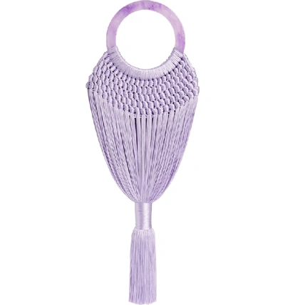 Cult Gaia Small Tassel Bag - Purple In Lavender