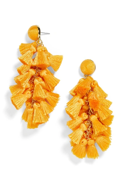 Baublebar Contessa Tassel Earrings In Orange