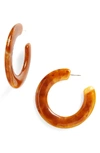 Cult Gaia Kennedy Hoop Earrings In Brick