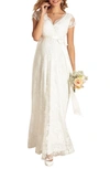 Tiffany Rose Eden Lace Maternity Gown In Ivory Dream