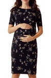 Tiffany Rose Anna Maternity Shift Dress In Night Blossom