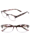 Corinne Mccormack Edie 52mm Reading Glasses - Lilac Demi Fade