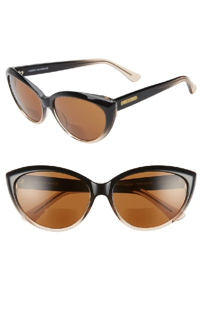 Corinne Mccormack Corrine Mccormack Anita 59mm Reading Sunglasses - Black/ Taupe