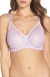 Wacoal Retro Chic Full Figure Underwire Bra In Pastel Lilac