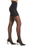 Donna Karan Sheer Satin Ultimate Toner Tights In Black