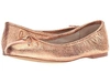 Copper Penny Soft Crinkle Metallic Leather