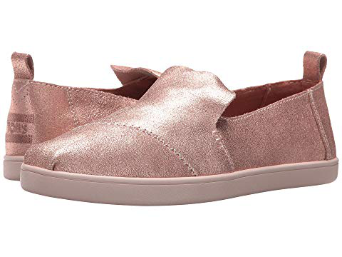 toms shoes rose gold