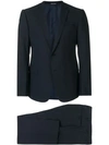 Emporio Armani Wool & Silk Two-piece Suit In Navy