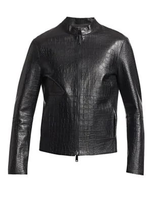 emporio armani leather jacket fake