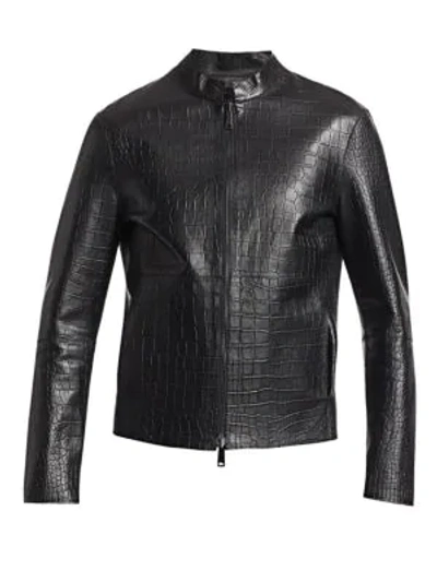 ヤ*ー様 Emporio Armani Embossed Lether Jack 10612147?w=400