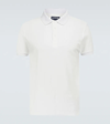 Vilebrequin Terry Cotton Pacific Polo Shirt In White