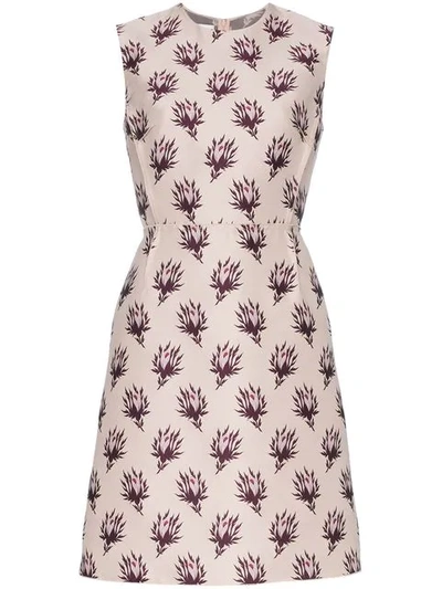 Giambattista Valli Floral Embroidered Silk Mini Dress - 651 Blush