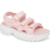 Fila Disruptor Sandal In Chalk Pink/ Chalk Pink/ White