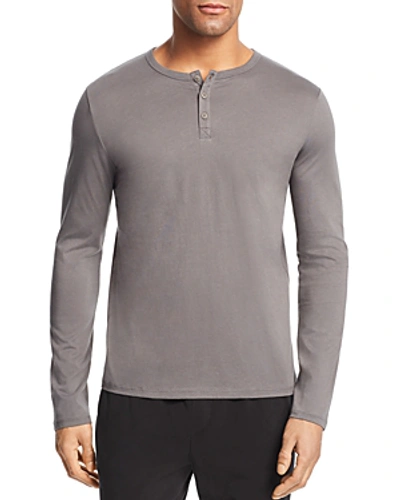 Atm Anthony Thomas Melillo Long Sleeve Henley - 100% Exclusive In Smoke