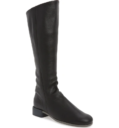 Arche Twigbo Knee High Boot In Noir Leather