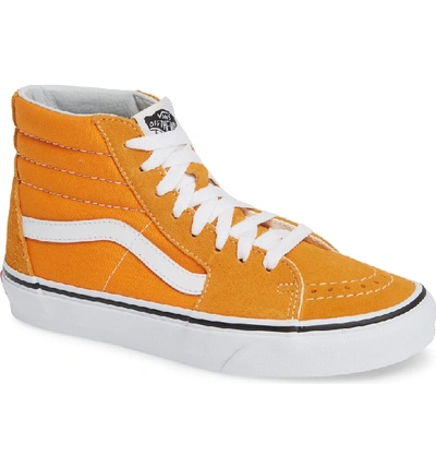 Vans 'sk8-hi' Sneaker In Dark Cheddar/ True White