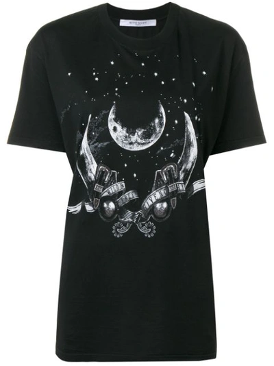 Givenchy Women's Bw70603z1f001 Black Cotton T-shirt