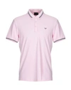 Emporio Armani Polo Shirts In Pink