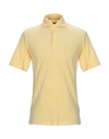 Fedeli Polo Shirt In Yellow