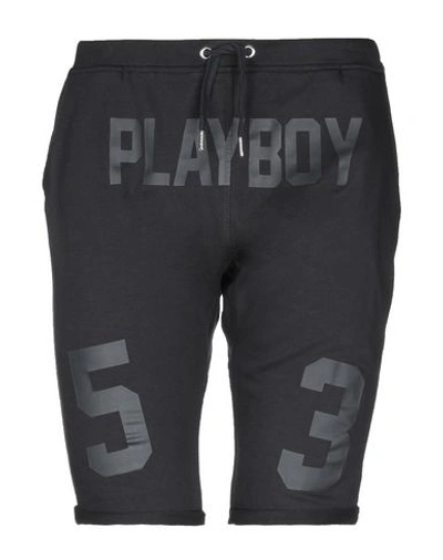 Playboy Bermudas In Black