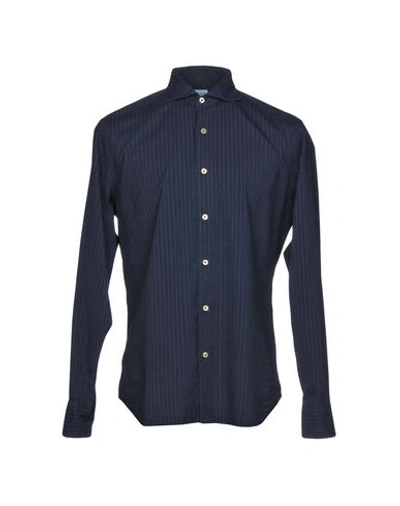 Alessandro Gherardi Shirts In Blue