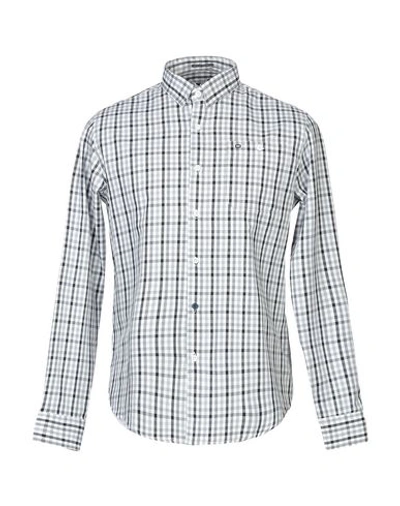 Weekend Offender Checked Shirt In Grey
